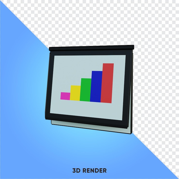 PSD 3d ilustrace kalendáře