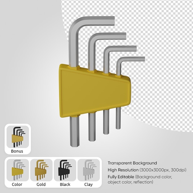 PSD 3d-inbusschlüssel