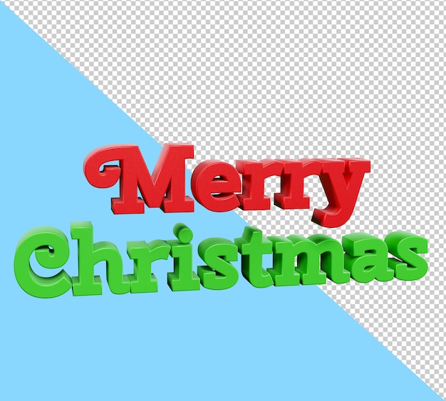 3d-inschrift frohe weihnachten. weihnachtskonzept, 3d-rendering. frohes neues jahr und weihnachten