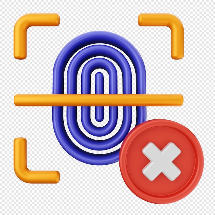 PSD 3d internet security protection finger print scanning failed