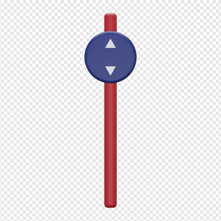 PSD 3d isolated render of sound volume icon psd