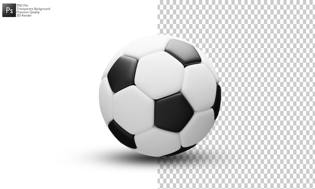 3d isoliertes fußballdesign