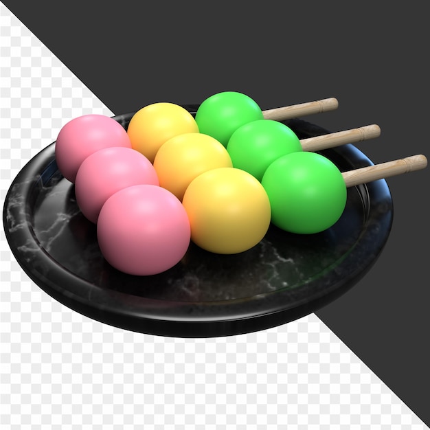 PSD 3d-japanische illustrationen