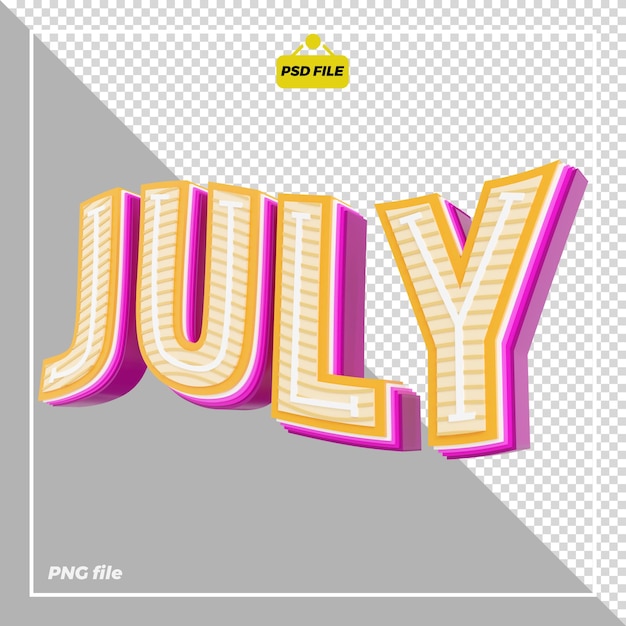 3D Juli-Design