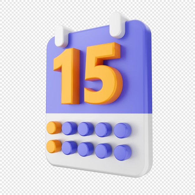 3D-Kalender-Ikonen