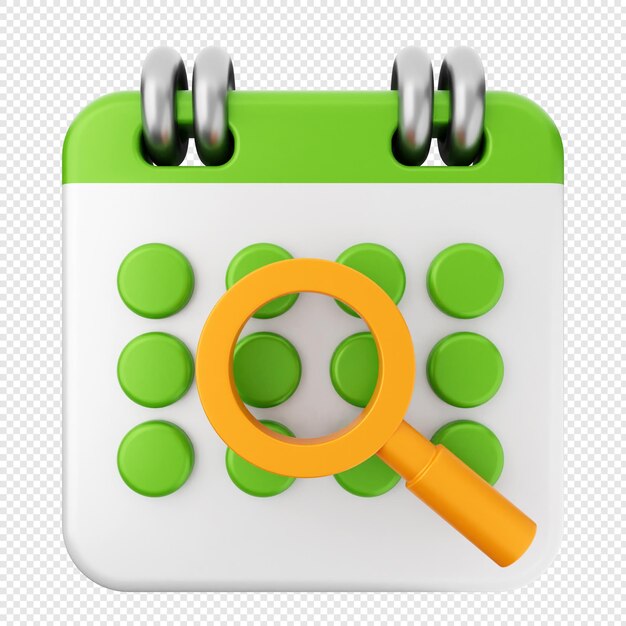 3D-Kalender-Scan-Suche