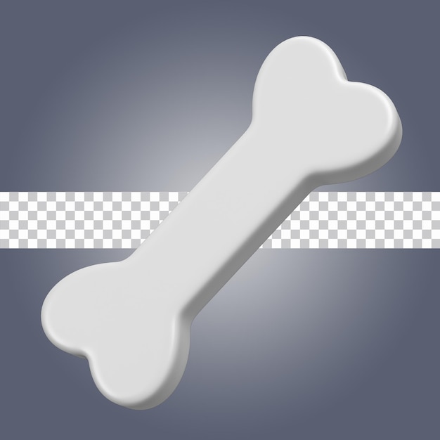3D-Knochen-Symbol-Darstellung