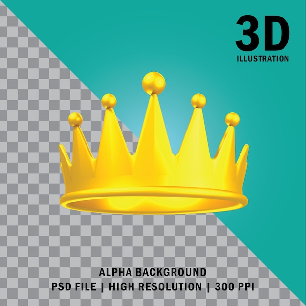3D-Kronen-Illustration