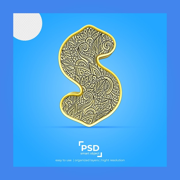 PSD 3d-kunstschrift von dollars am besten rendern