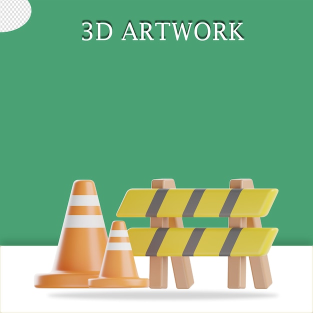 PSD 3d-kunstwerk 80