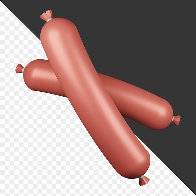 3D-Lebensmittelillustrationen