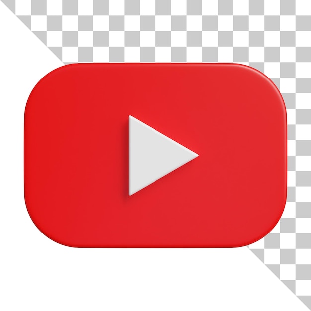 3D-Logo der sozialen Medien