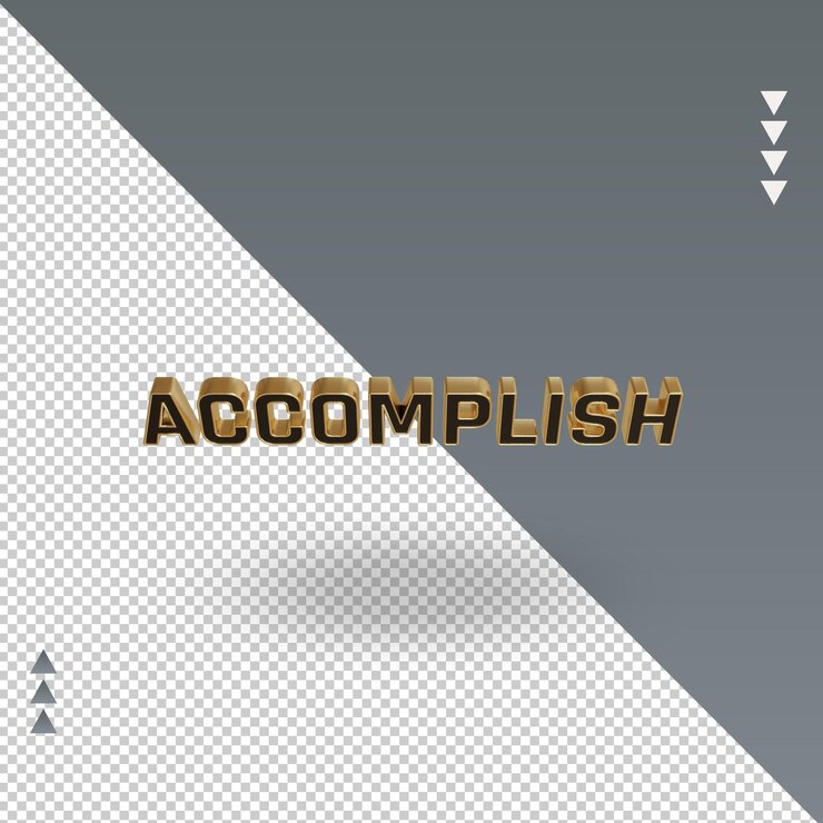 PSD 3d lograr renderizado de icono de oro negro vista superior