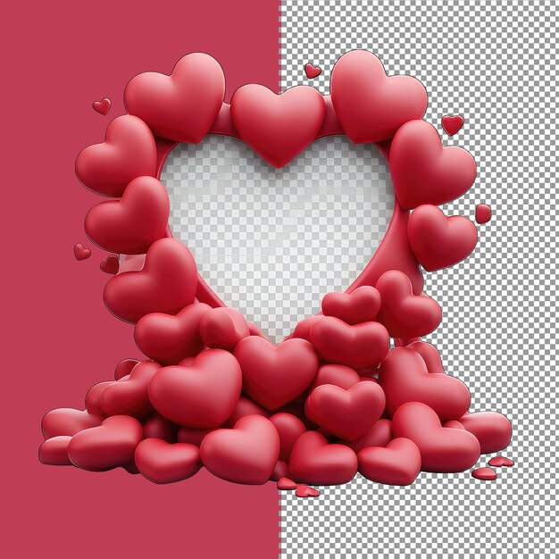 PSD 3d love splendor png