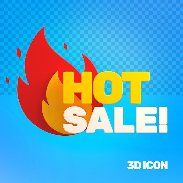 PSD 3d marketing hot sale textsymbol