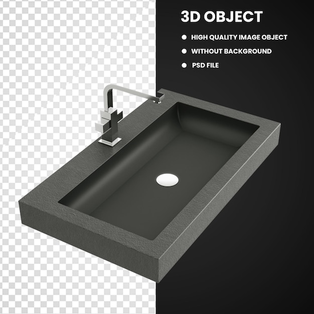 PSD 3d max sink