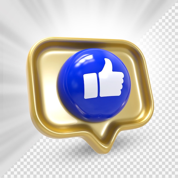 3d me gusta de facebook