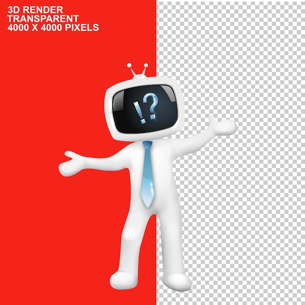 3d méchant entreprise travail d'équipe photos créatives png