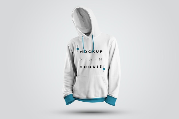 3D Men Mockups Hooddie