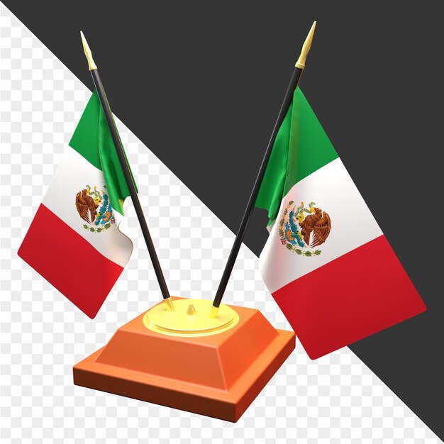 PSD 3d-mexiko illustrationen