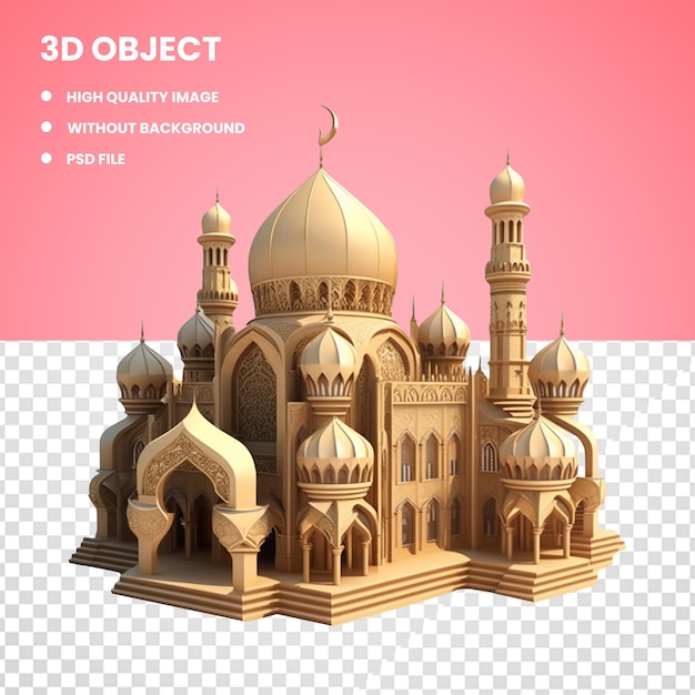 PSD 3d mezquita eid