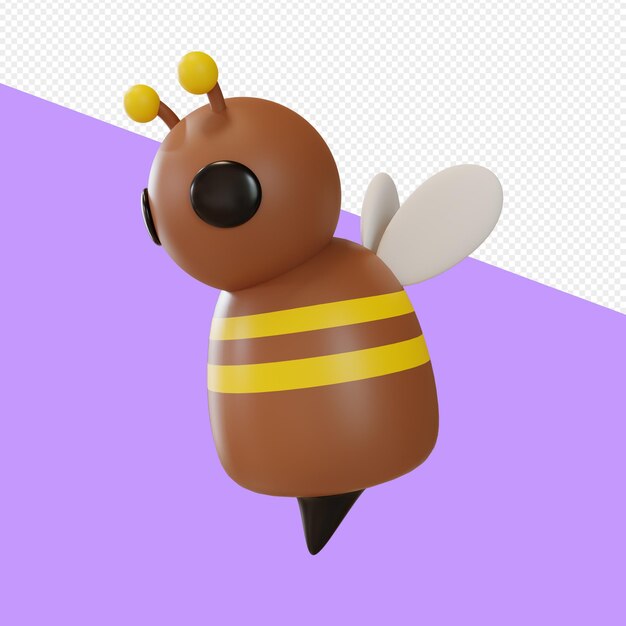 PSD 3d mignon abeille