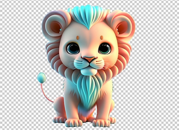 3d Mignon Bébé Lion