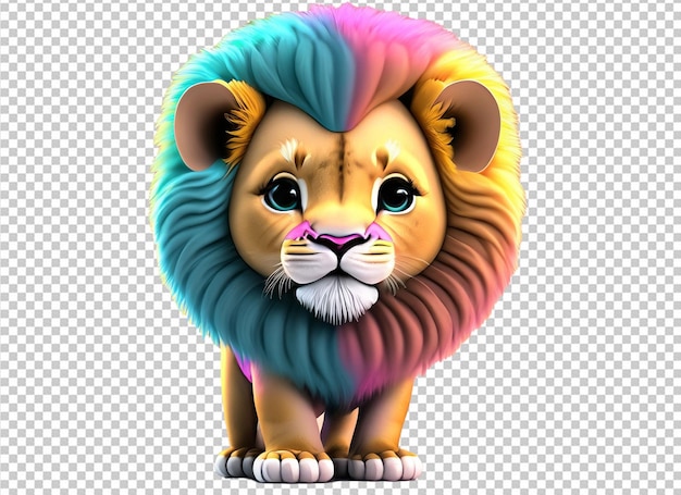 3d Mignon Bébé Lion