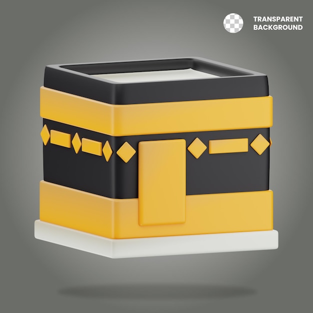3D-Modell der Kaaba
