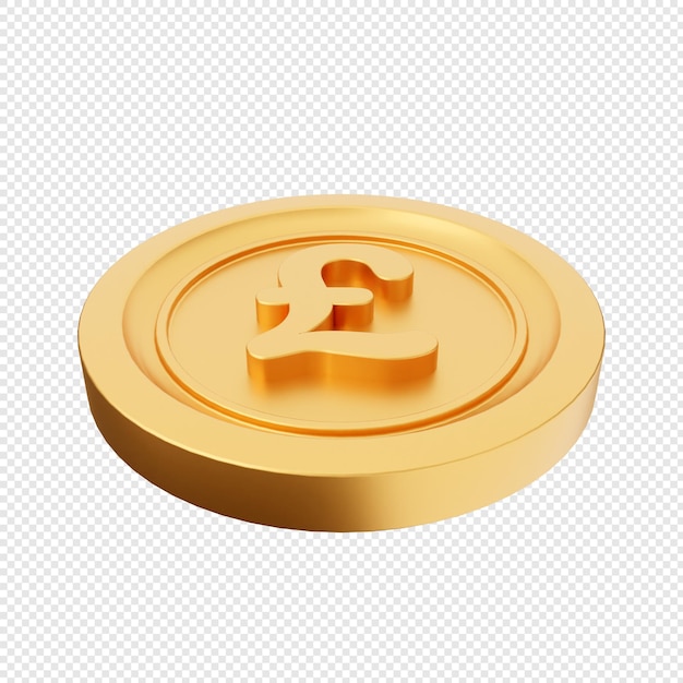 3d moneda dinero dólar euro yen libra esterlina icono ilustración