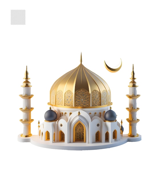 3d-moschee transparentes png