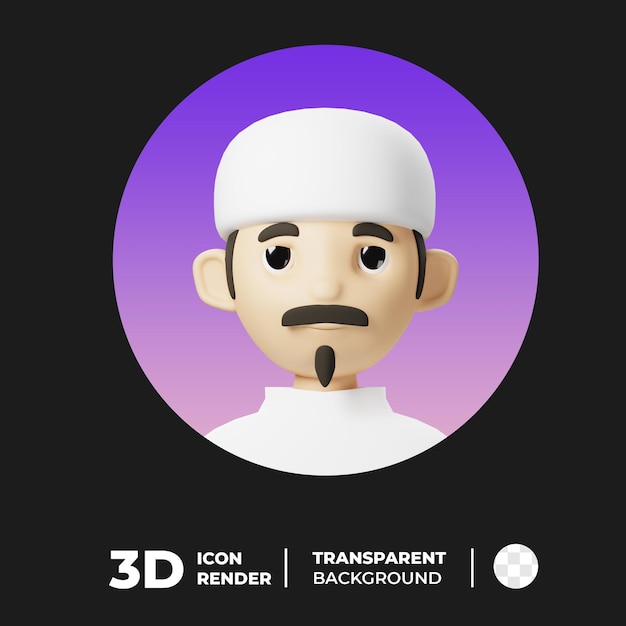 3d muslimischer avatar