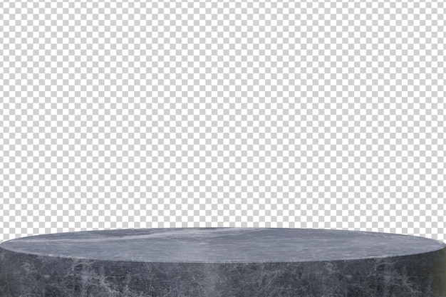3D-Nahaufnahme Marmorpodium