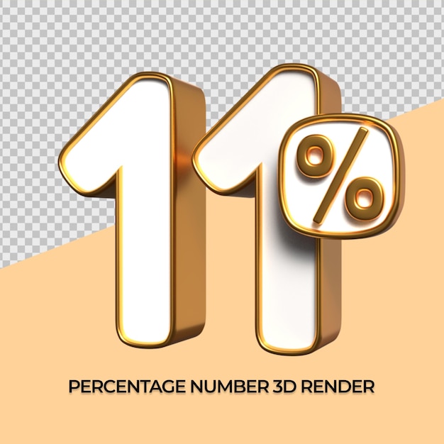 3d número 11 descuento porcentaje de oro para elemento sle informe de descuento