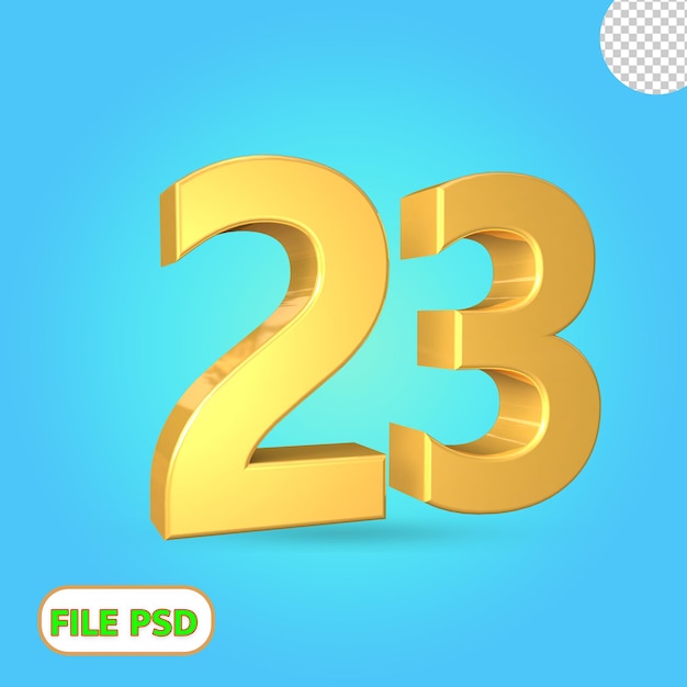 3d número 23