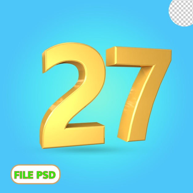 3d número 27