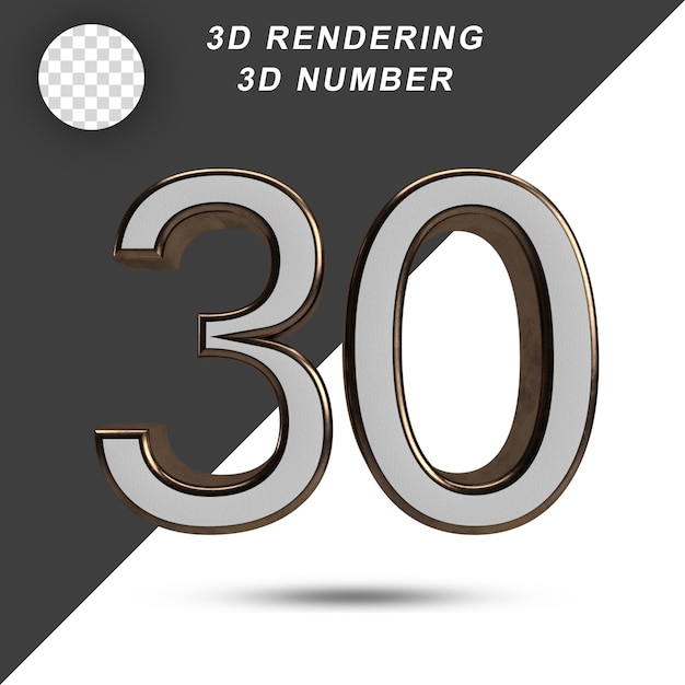 3d número 30