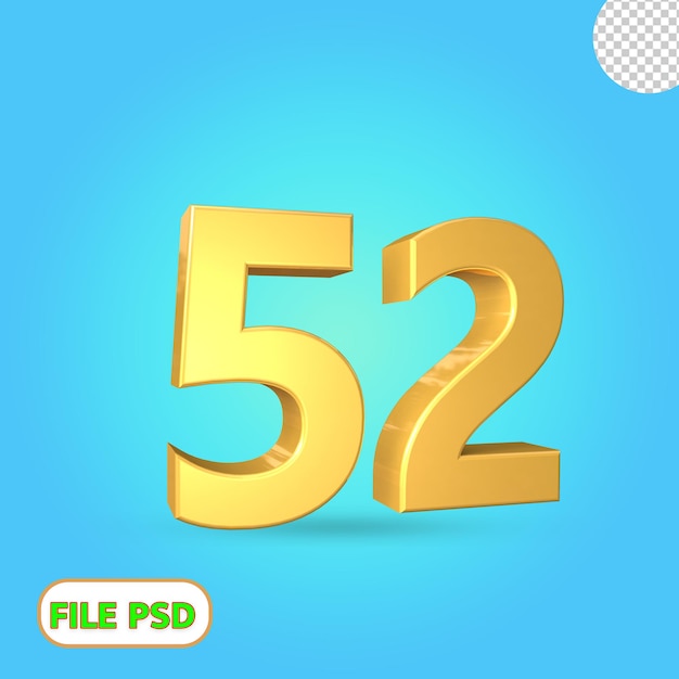 3d número 52