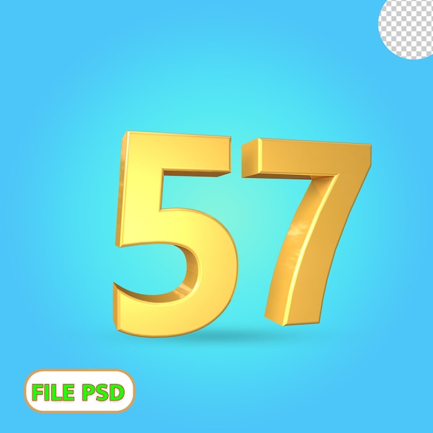 3d número 57