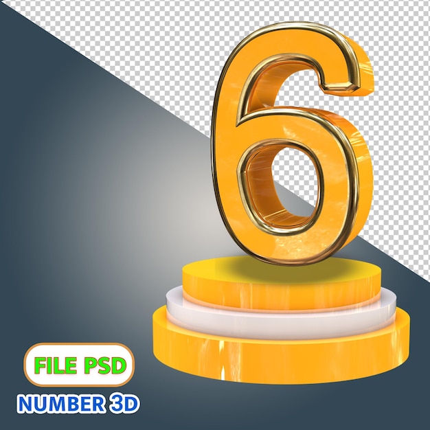 3d número 6