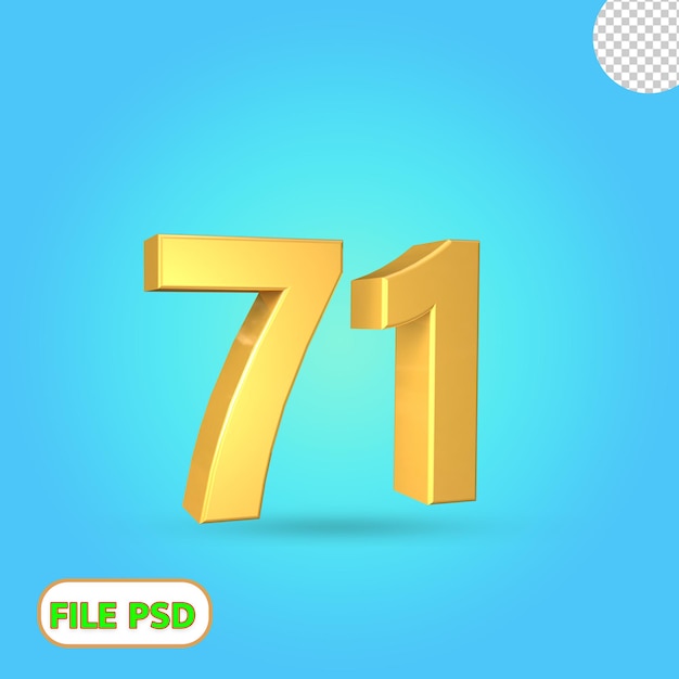 3d número 71