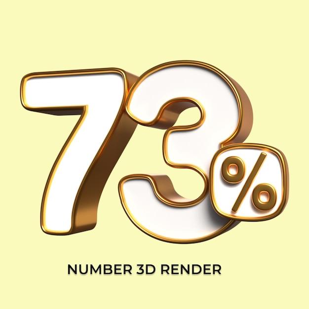 3d número 73 porcentaje oro venta