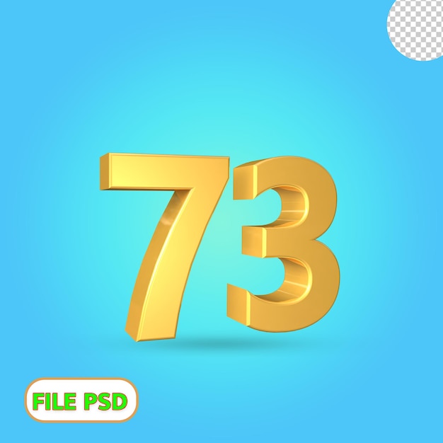 3d número 73