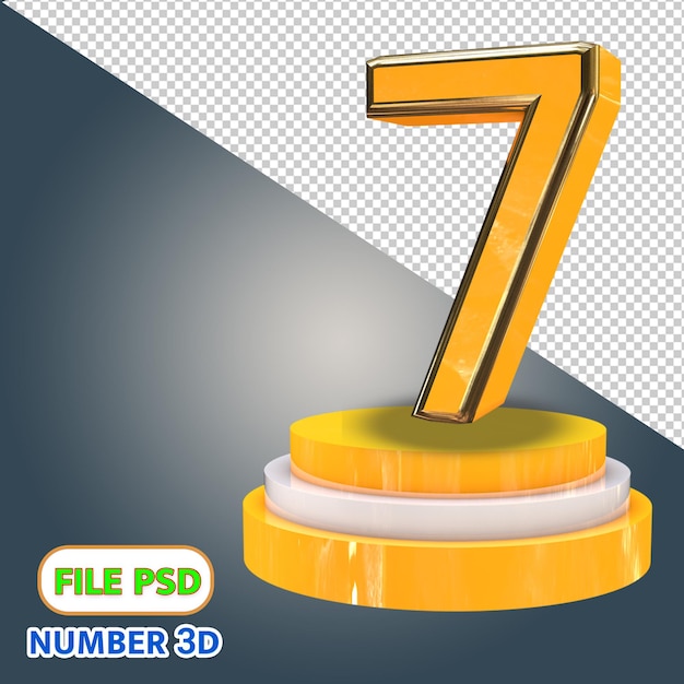 3D NÚMERO 7