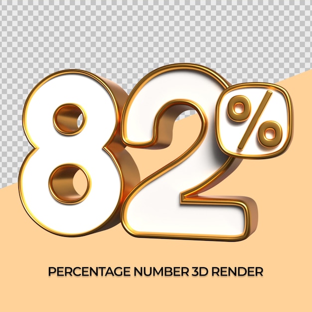 3d número 82 descuento porcentaje de oro para elemento sle informe de descuento