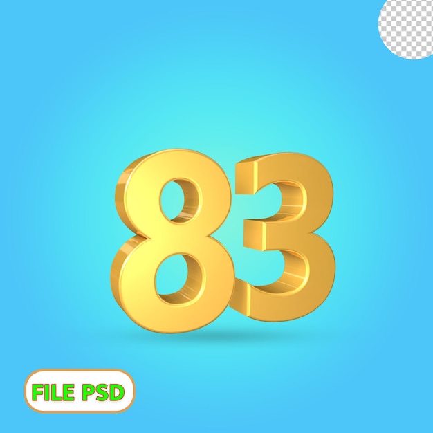 3d número 83