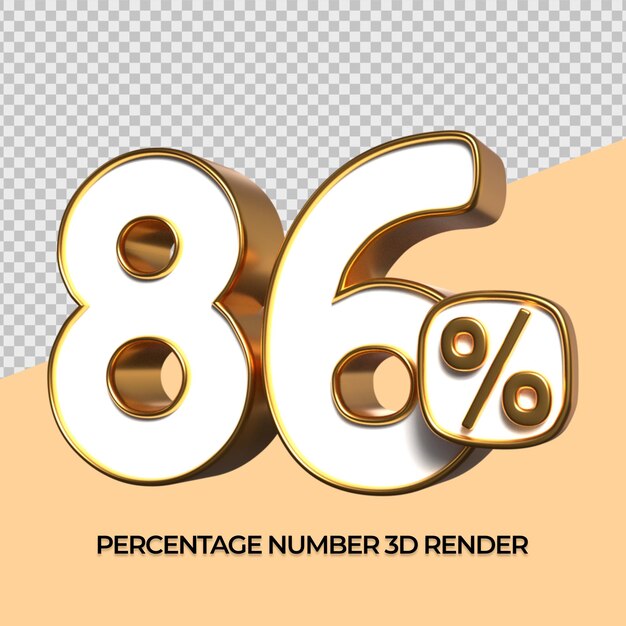 3d número 86 descuento porcentaje de oro para elemento sle informe de descuento