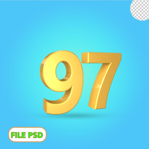 3d número 97