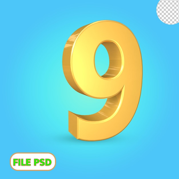 3D-Nummer 9