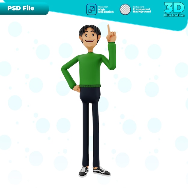 PSD 3d obteve o gesto da ideia